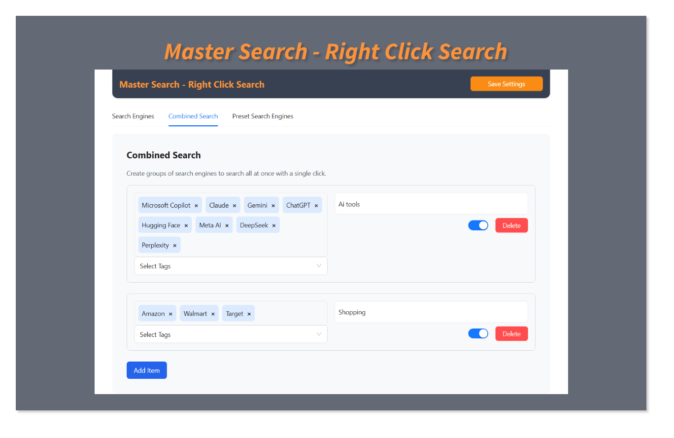 Master Search – Right Click Search screenshot 2